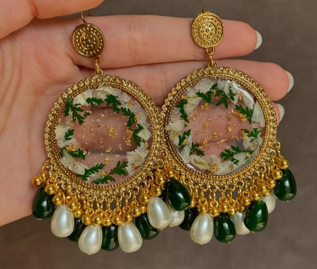 Forest Grace Round Earrings